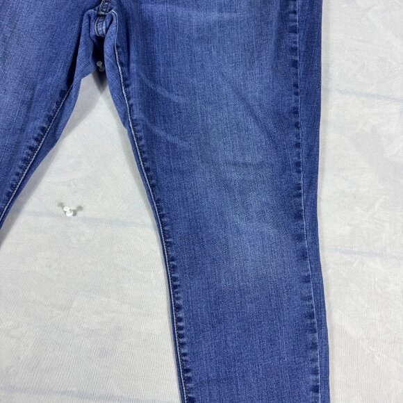 Levi's Skinny Jeans Womens Blue Stretch Denim High Rise Comfort Size 18S 34x28 - Picture 11 of 16